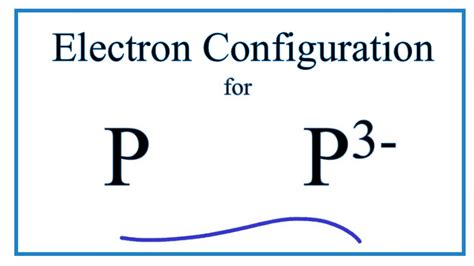 p3 electron configuration